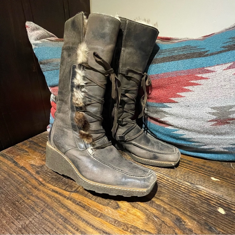 Vintage Nine West Studio Italian Boots size 38